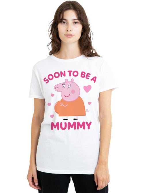 Camiseta soon to be de mamá pig para adultos unisex - peppa pig - Kiabi