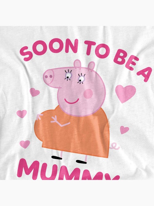 Camiseta soon to be de mamá pig para adultos unisex - peppa pig - Kiabi