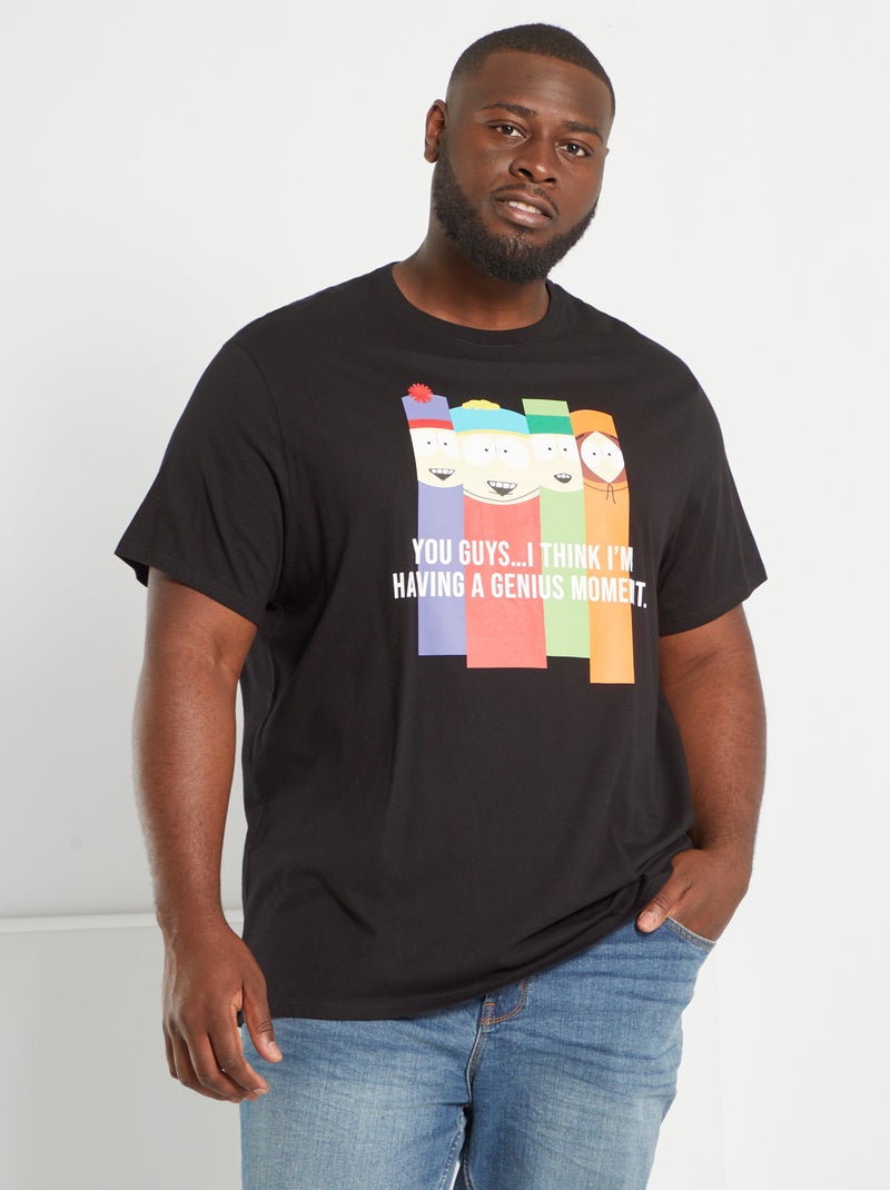 Camiseta 'South Park' de manga corta Negro - Kiabi