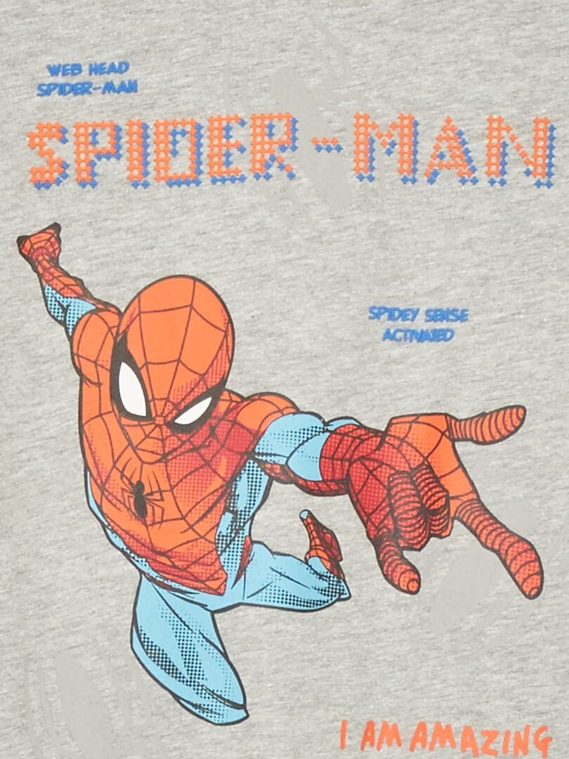 Camiseta 'Spider-Man' gris - Kiabi