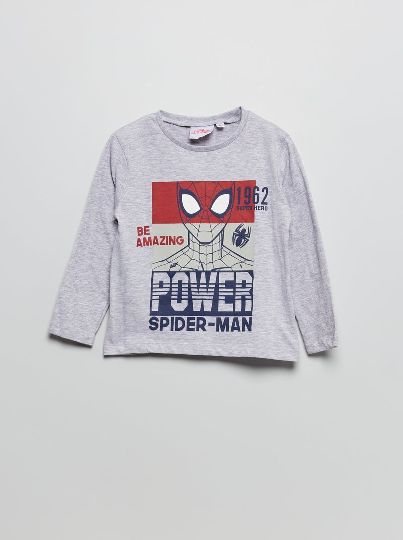 Camiseta 'Spider-Man' 'Marvel' gris - Kiabi