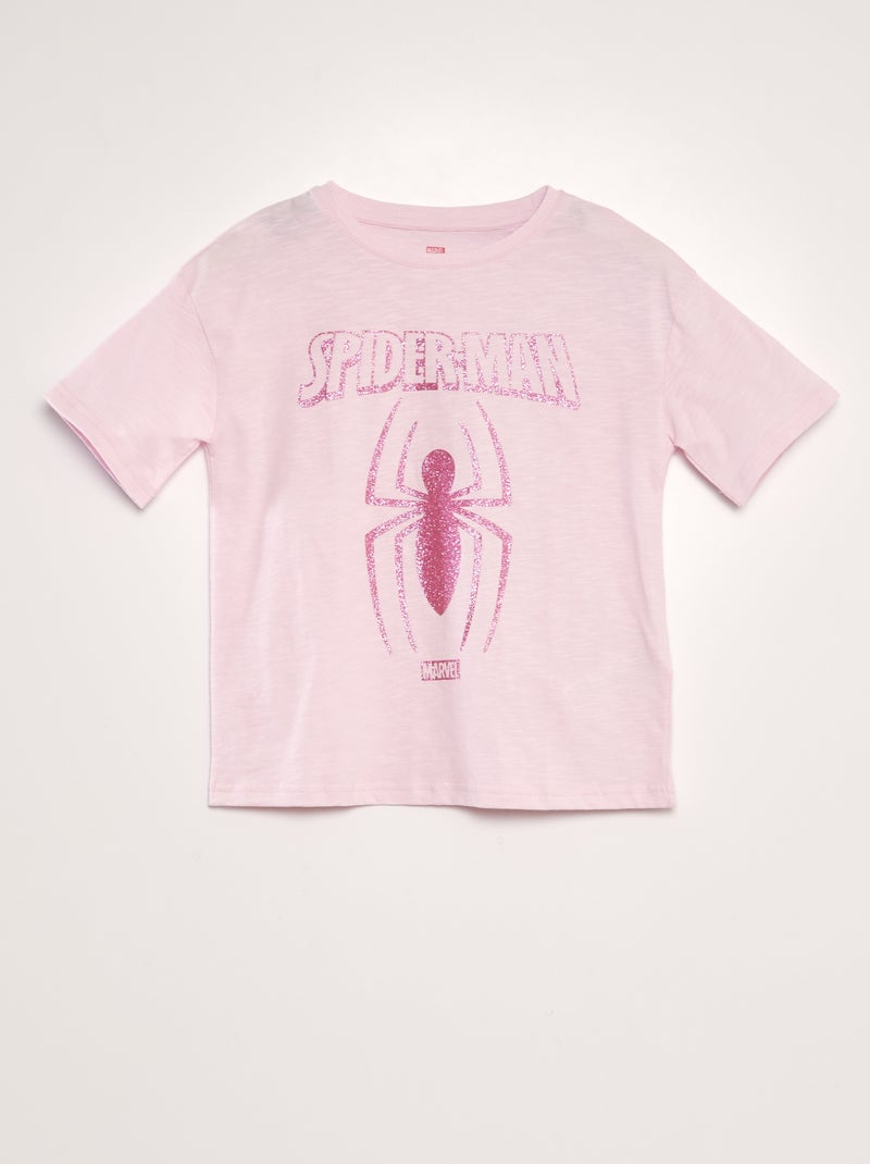 Camiseta 'Spider-Man' ROSA - Kiabi