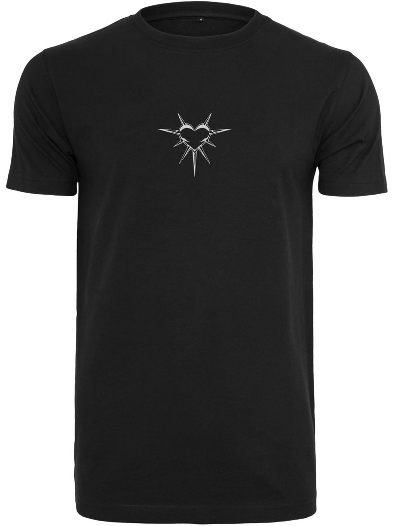 Camiseta spike heart para hombre - mister tee Negro - Kiabi