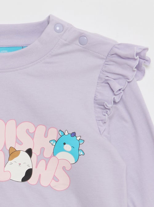 Camiseta 'Squichmallows' con volantes en los hombros - colección fácil de poner - Kiabi
