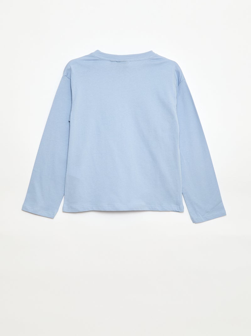 Camiseta 'Squishmallows' de manga larga Azul - Kiabi