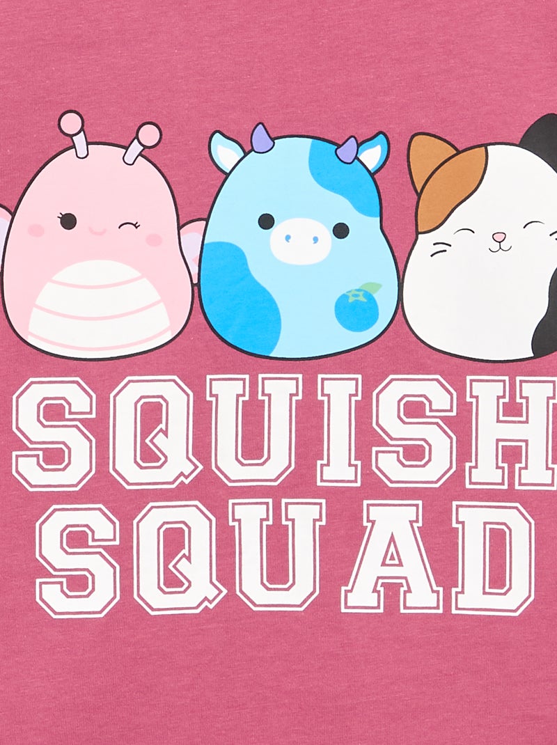 Camiseta 'Squishmallows' de manga larga Rosa - Kiabi