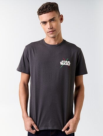Camiseta 'Star Wars' con estampado delante y detrás