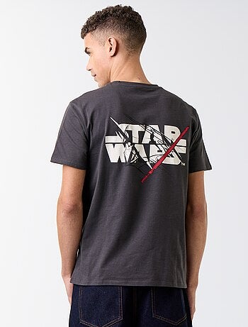 Camiseta 'Star Wars' con estampado delante y detrás