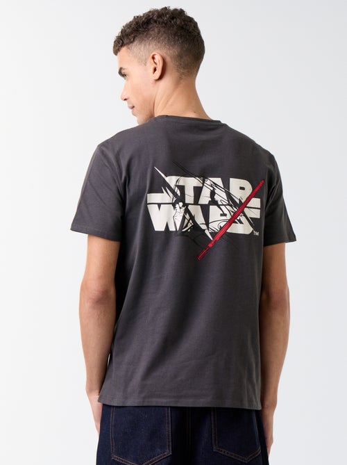 Camiseta 'Star Wars' con estampado delante y detrás - Kiabi