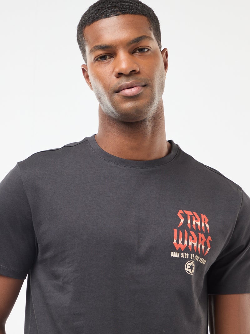 Camiseta 'Star Wars' 'Darth Vader' de manga corta Negro - Kiabi
