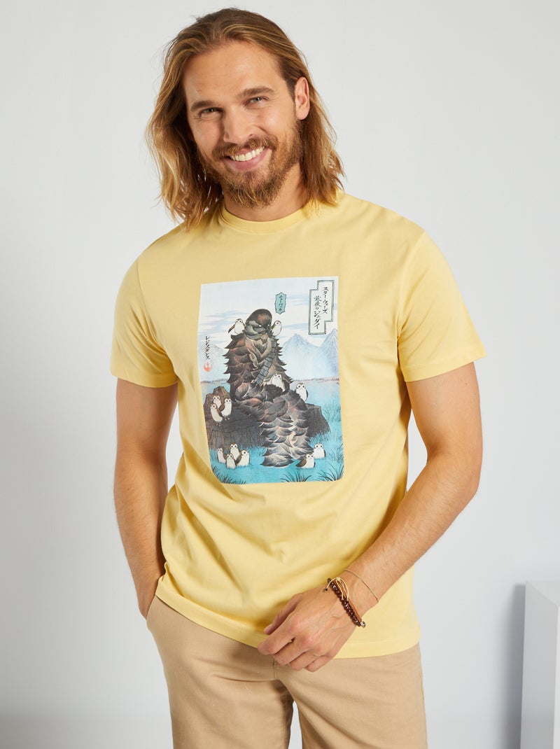 Camiseta 'Star Wars' de algodón AMARILLO - Kiabi