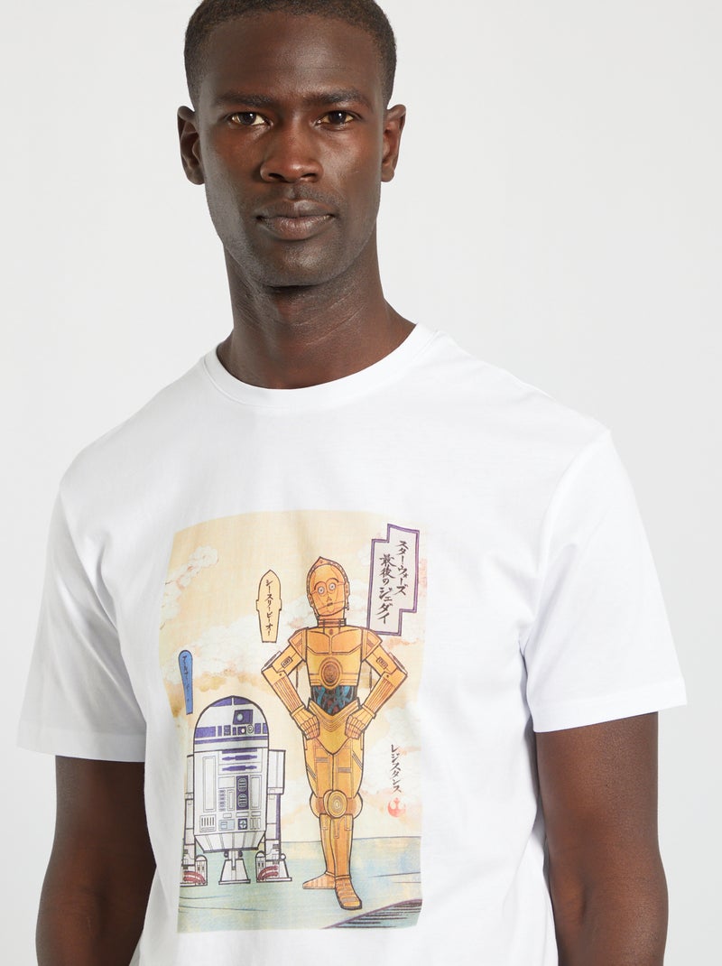 Camiseta 'Star Wars' de algodón BLANCO - Kiabi
