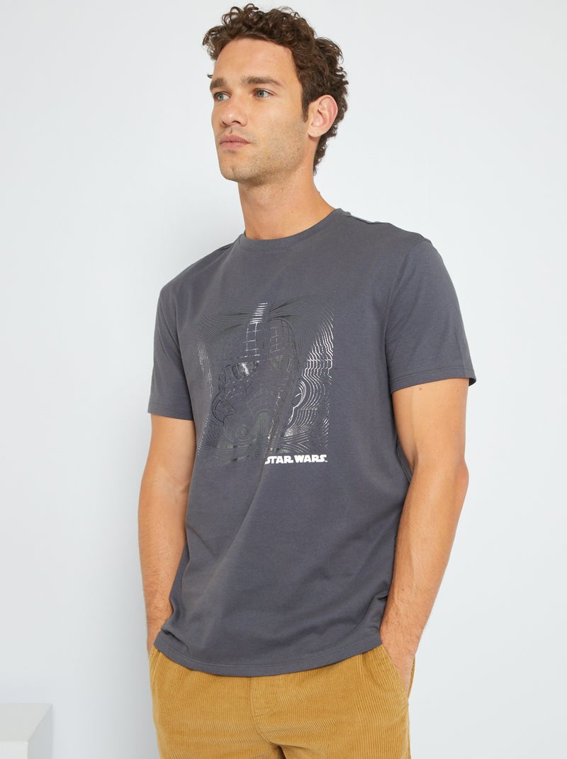 Camiseta 'Star Wars' de punto AZUL - Kiabi