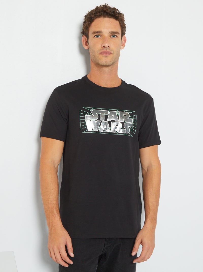 Camiseta 'Star Wars' de punto NEGRO - Kiabi