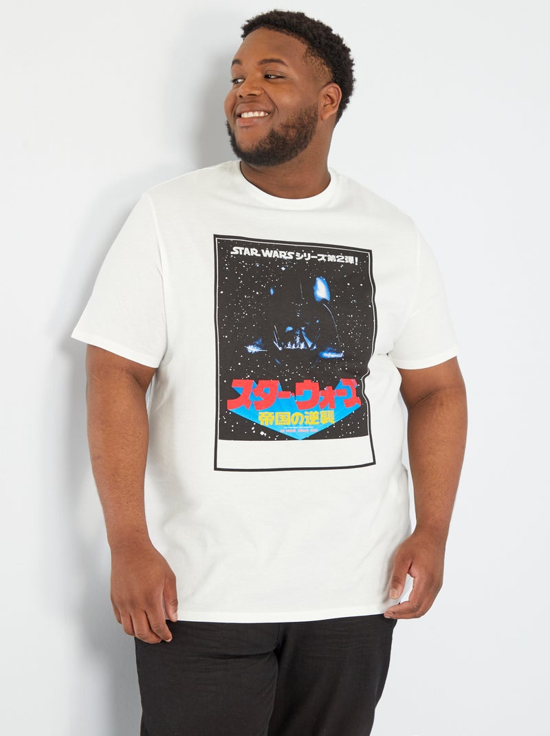 Camiseta 'Star Wars' versión japonesa BLANCO - Kiabi