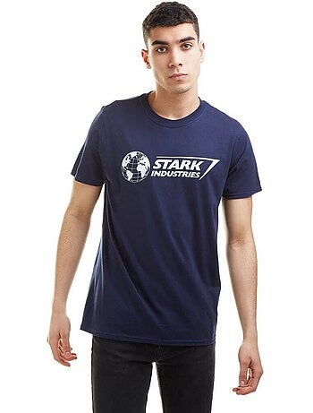 Camiseta stark industries logotipo para hombre - marvel