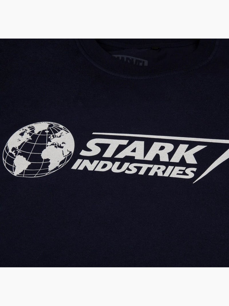 Camiseta stark industries logotipo para hombre - marvel Azul Azul marino Blanco - Kiabi
