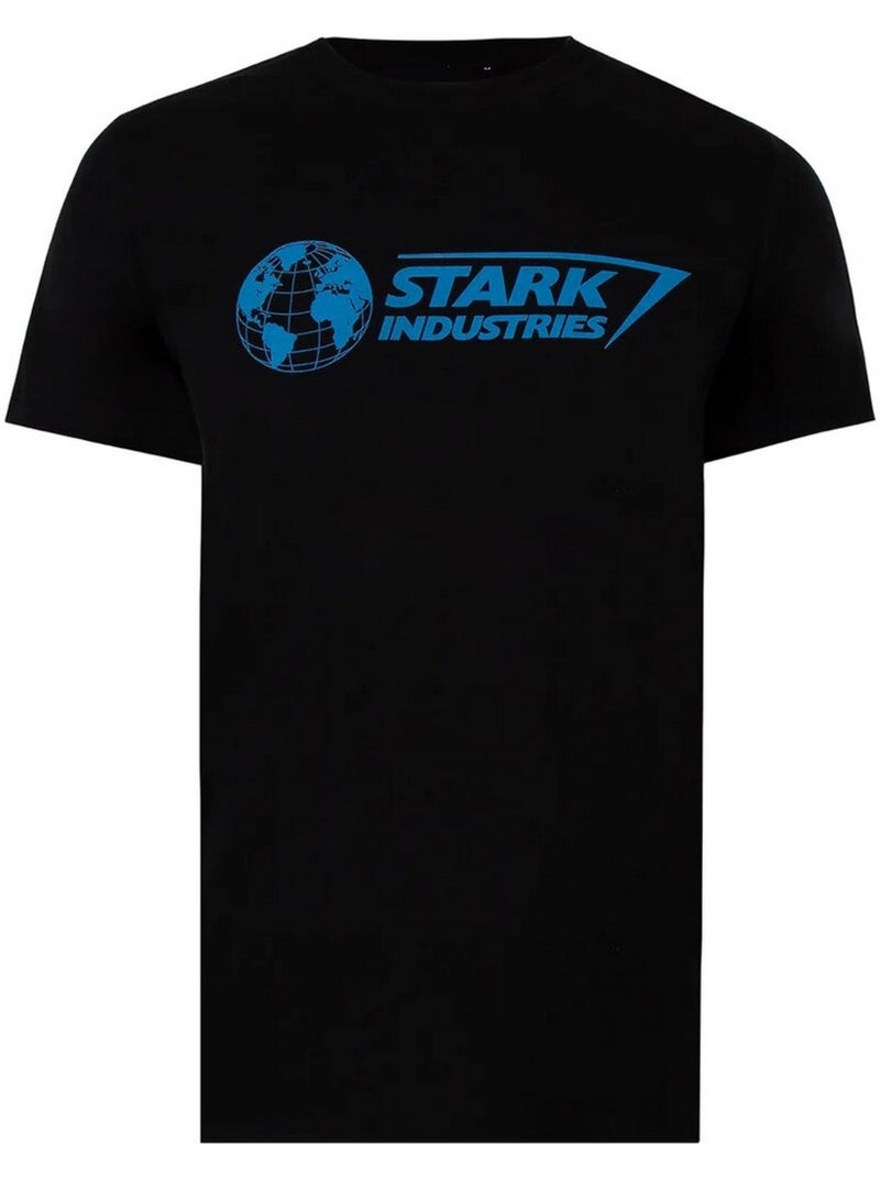 Camiseta stark industries logotipo para hombre - marvel Negro Azul - Kiabi