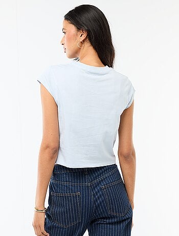 Camiseta 'Stitch' cropped