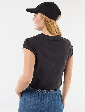 Camiseta 'Stitch' cropped 'Disney'