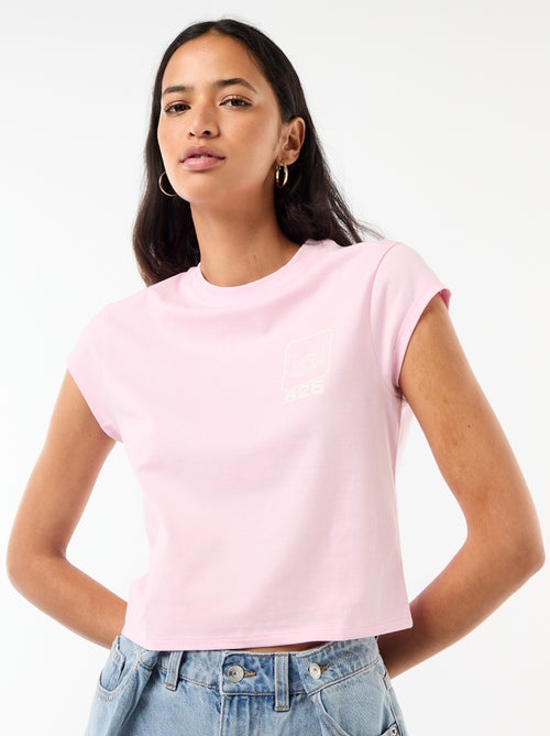 Camiseta 'Stitch' cropped 'Disney' - Kiabi