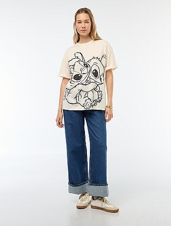 Camiseta 'Stitch' 'Disney' de manga corta