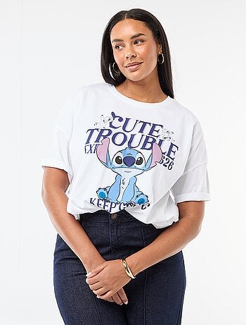 Camiseta 'Stitch' 'Disney' de manga corta