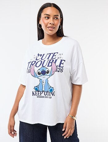 Camiseta 'Stitch' 'Disney' de manga corta