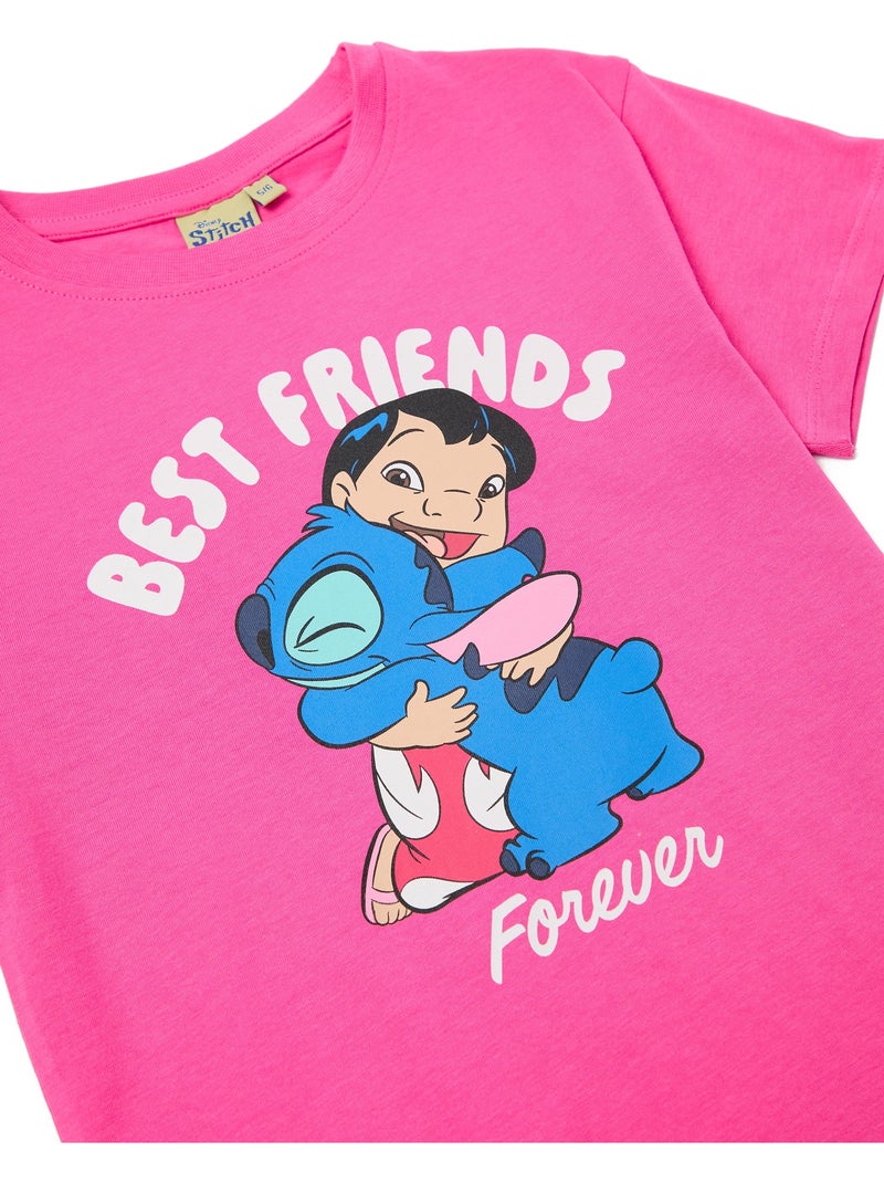 Camiseta Stitch ©Disney, MO Fashion Rosa - Kiabi