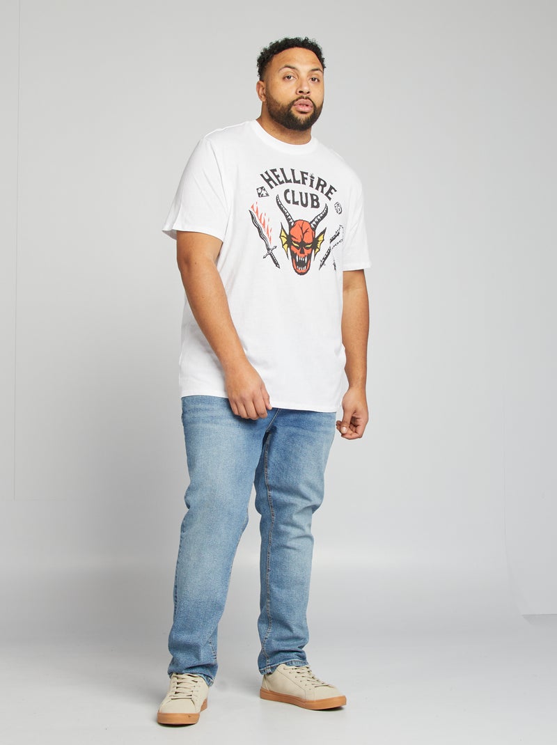 Camiseta 'Stranger Things' blanco - Kiabi