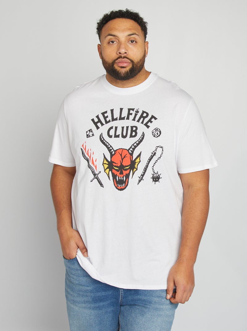 Camiseta 'Stranger Things' blanco - Kiabi