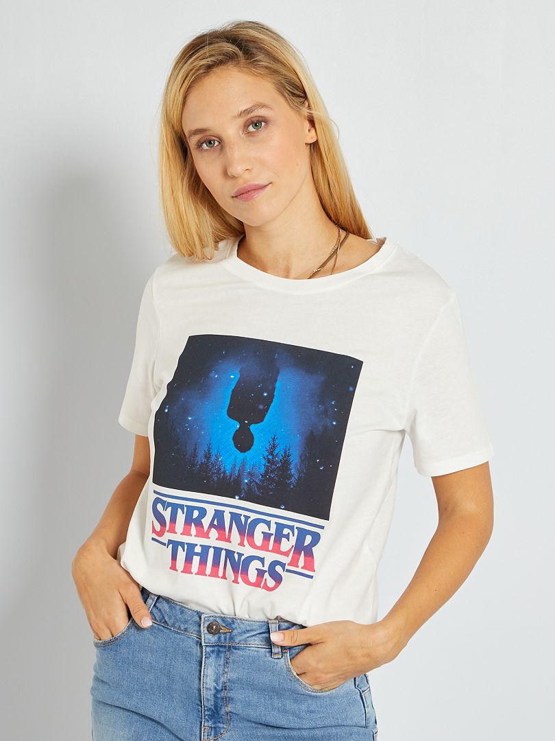 Camiseta 'Stranger Things' BLANCO - Kiabi