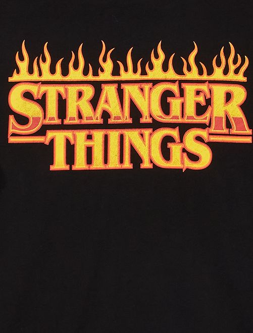 Camiseta 'Stranger Things' - negro - Kiabi - 12.00€