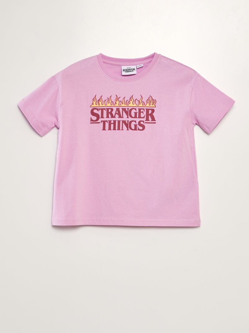 Camiseta 'Stranger Things' PURPURA - Kiabi