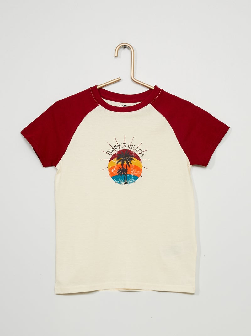 Camiseta 'Summer beach' BEIGE - Kiabi