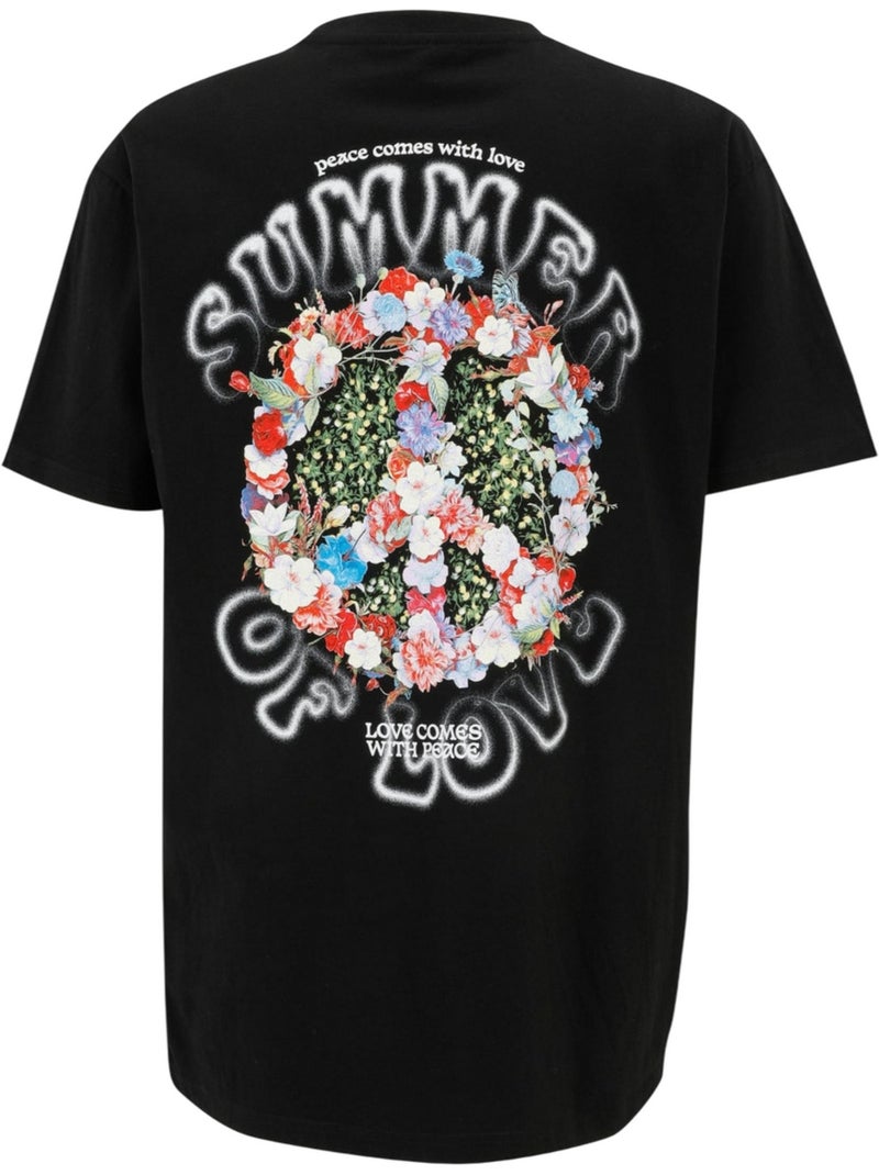 Camiseta summer of love para hombre - mister tee Negro - Kiabi