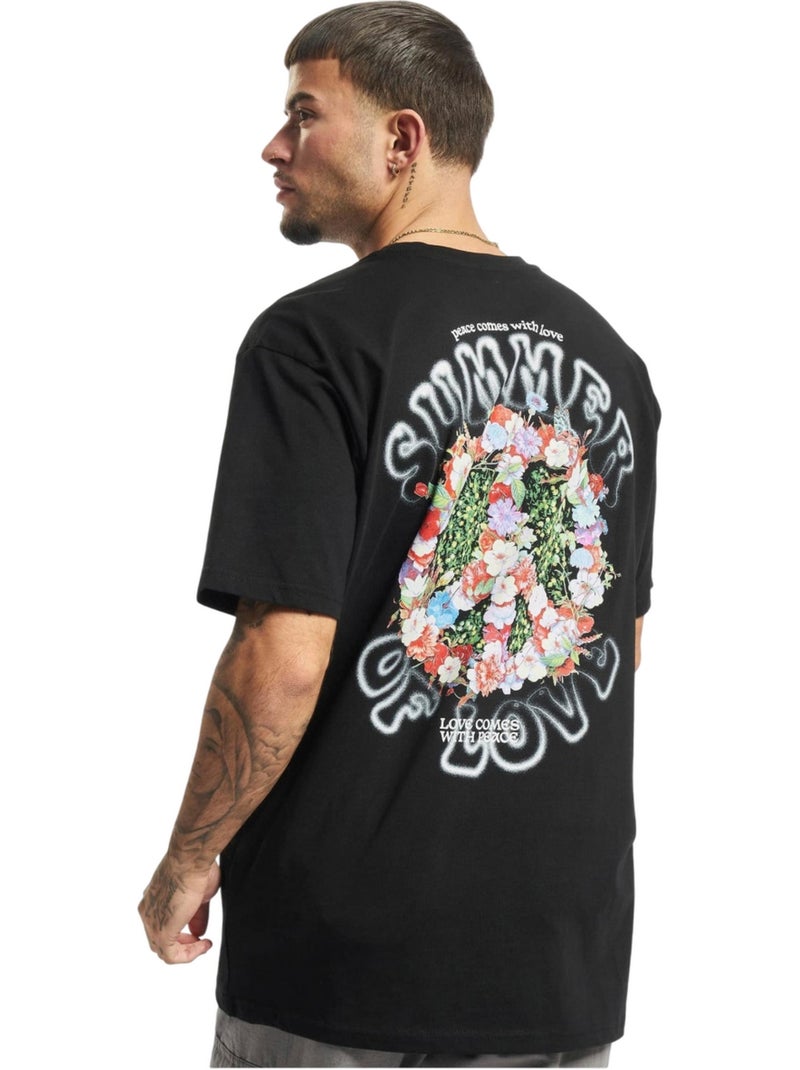 Camiseta summer of love para hombre - mister tee Negro - Kiabi