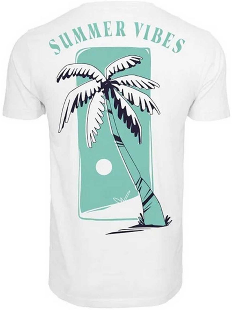 Camiseta summer vibes para hombre - mister tee Blanco - Kiabi