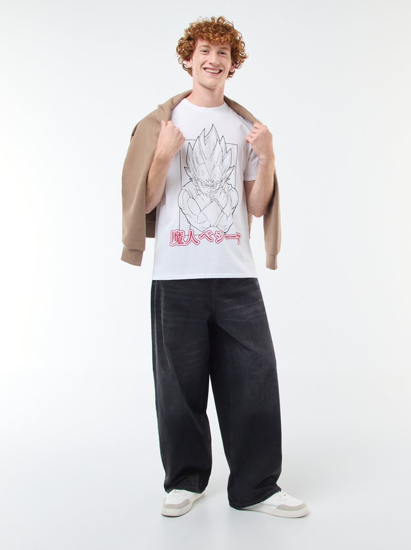 Camiseta 'Sun city' 'Dragon ball z' de algodón Blanco - Kiabi