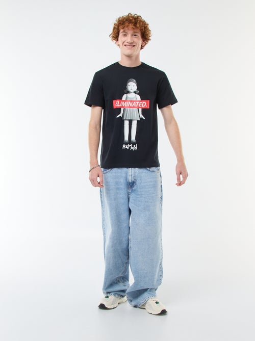 Camiseta 'Sun city' 'El Juego del Calamar' 'Netflix' de algodón - Kiabi