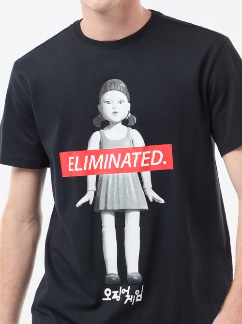 Camiseta 'Sun city' 'El Juego del Calamar' 'Netflix' de algodón - Kiabi