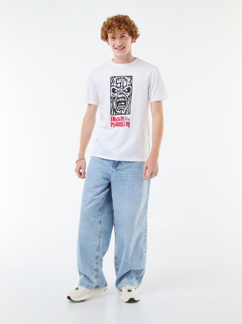 Camiseta 'Sun city' 'Iron maiden' de algodón - Kiabi