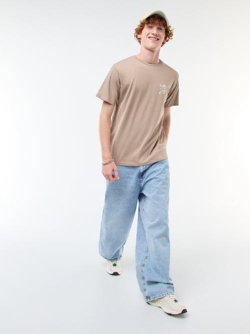 Camiseta 'Sun city' 'One piece' de algodón - Kiabi