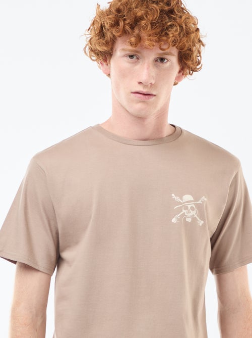 Camiseta 'Sun city' 'One piece' de algodón - Kiabi