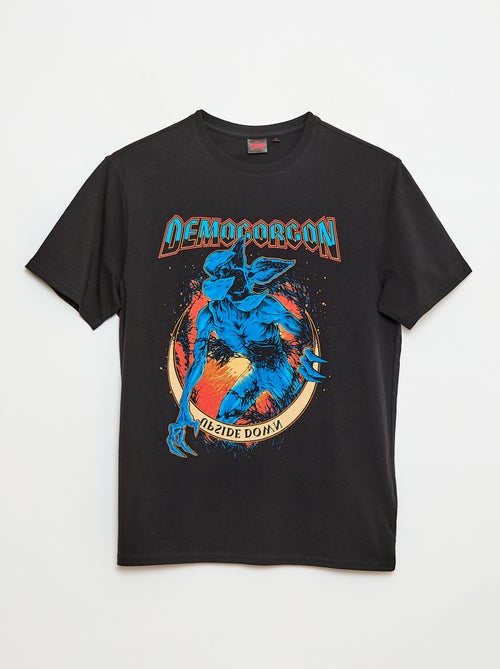 Camiseta 'Sun city' 'Stranger things' 'Netflix' de algodón - Kiabi