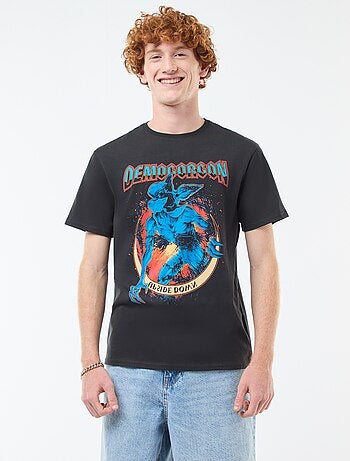 Camiseta 'Sun city' 'Stranger things' 'Netflix' de algodón
