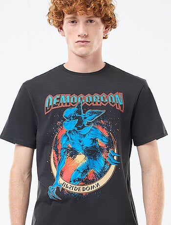 Camiseta 'Sun city' 'Stranger things' 'Netflix' de algodón
