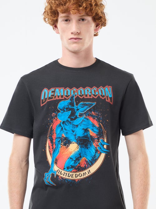 Camiseta 'Sun city' 'Stranger things' 'Netflix' de algodón - Kiabi