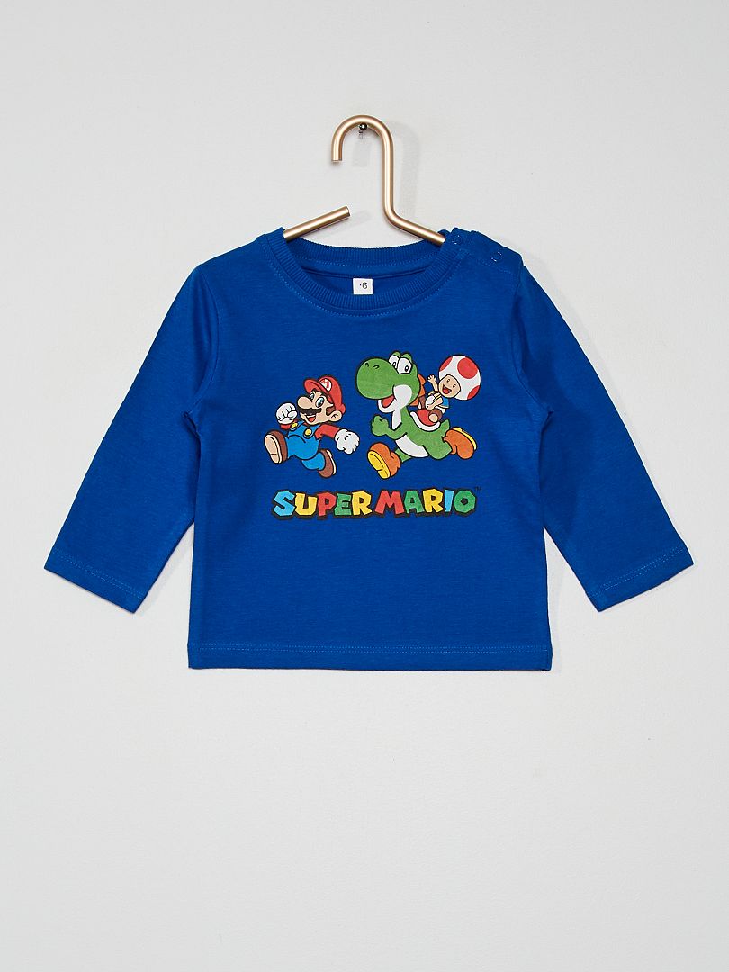 Camiseta 'Super Mario' azul - Kiabi