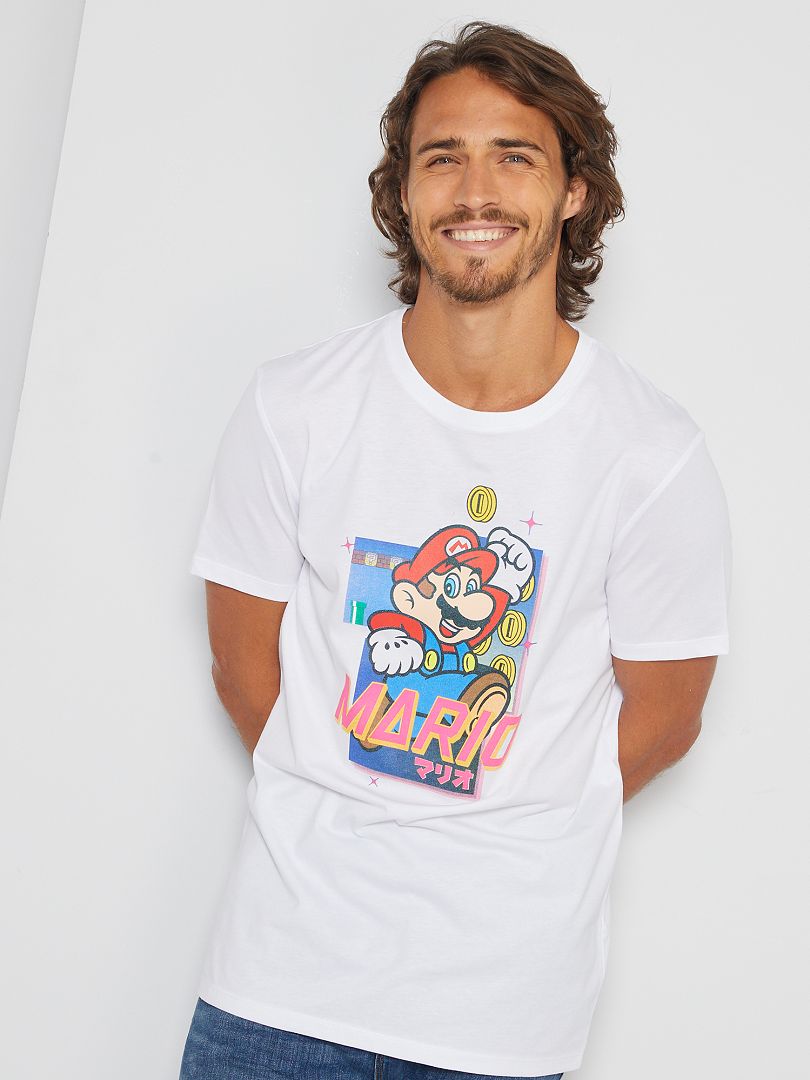 Camiseta 'Super Mario' Blanco - Kiabi